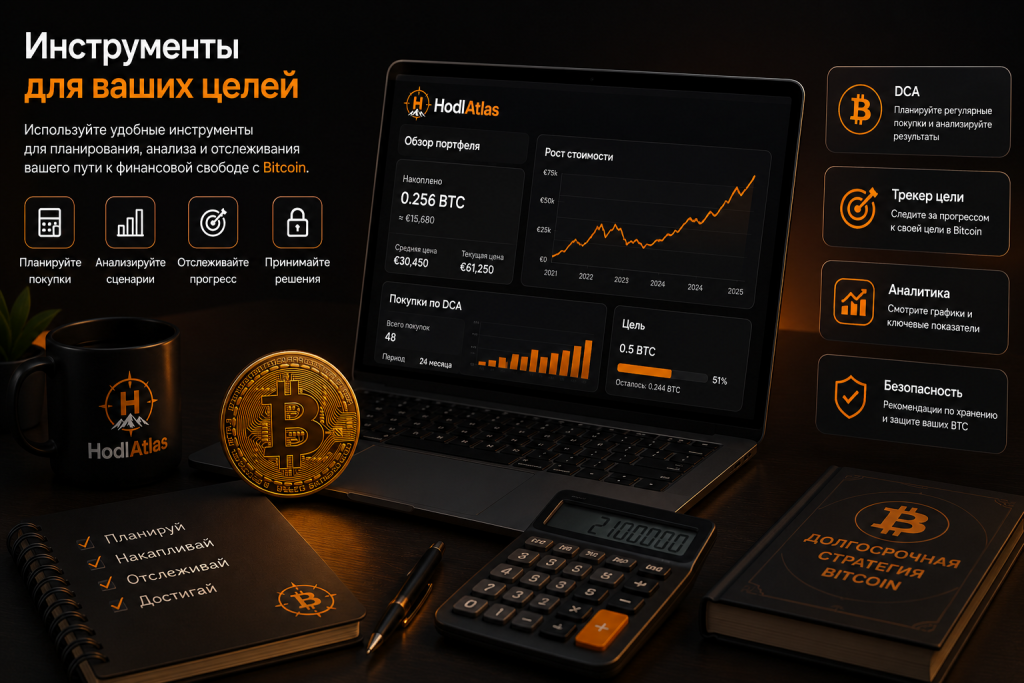 Инструменты для долгосрочного накопления биткойна