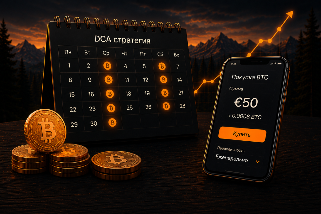 Регулярная покупка биткойна по стратегии DCA