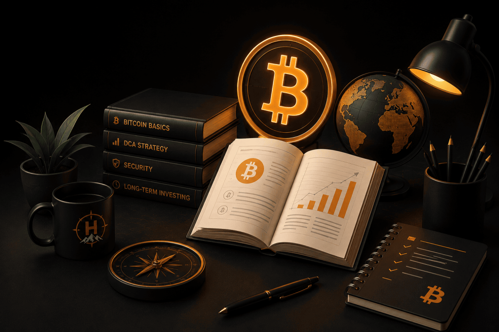 Главная иллюстрация базы знаний о биткойне