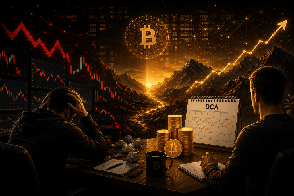 Bitcoin-DCA-Strategie im Vergleich zum Trading