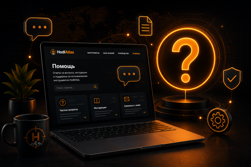 Главная иллюстрация центра помощи HodlAtlas