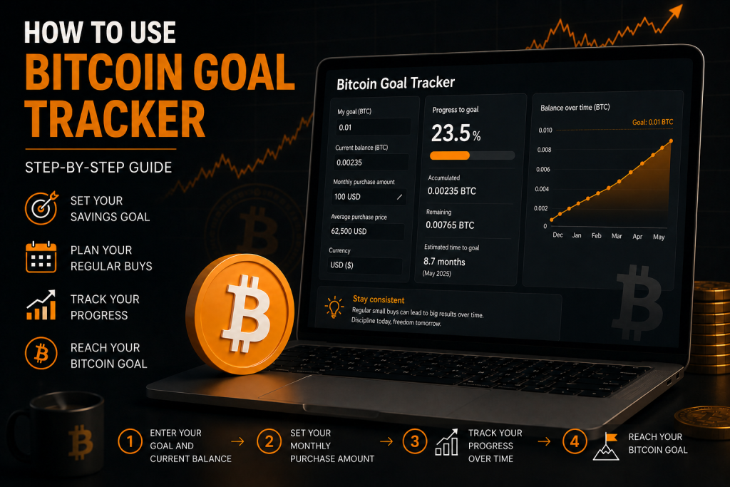 How to Use Bitcoin Goal Tracker – Step-by-Step Guide