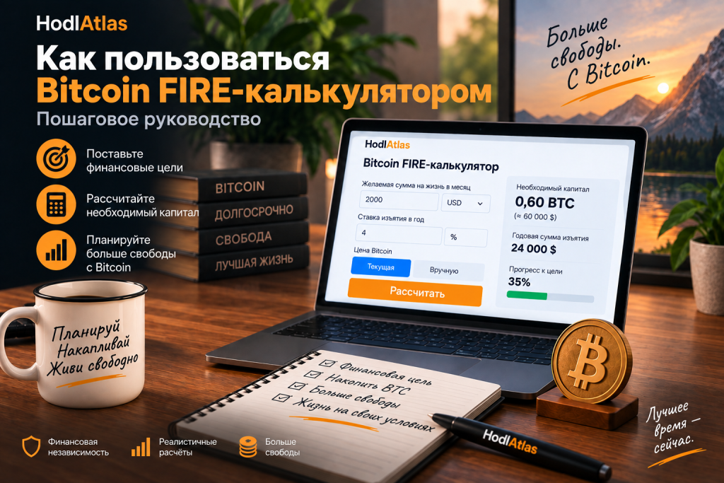 Как пользоваться Bitcoin FIRE-калькулятором — пошаговое руководство