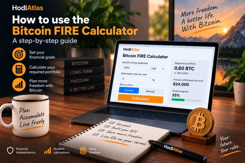 How to use the Bitcoin FIRE Calculator — step-by-step guide