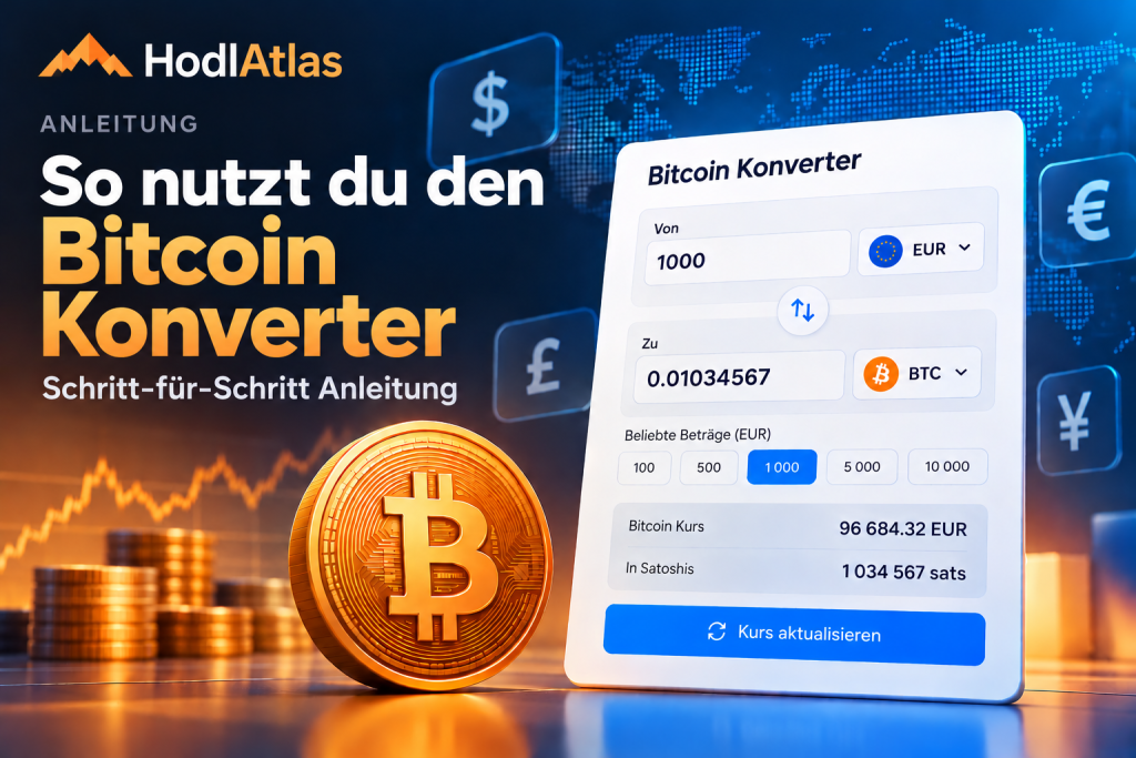 Bitcoin Konverter verwenden — Schritt-für-Schritt-Anleitung