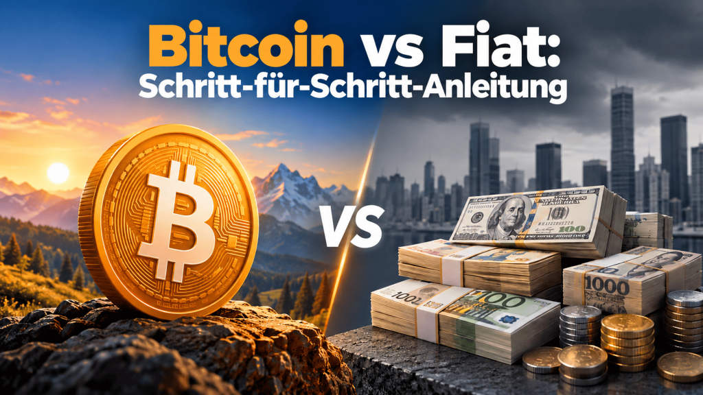 Bitcoin vs Fiatgeld — Schritt-für-Schritt-Anleitung
