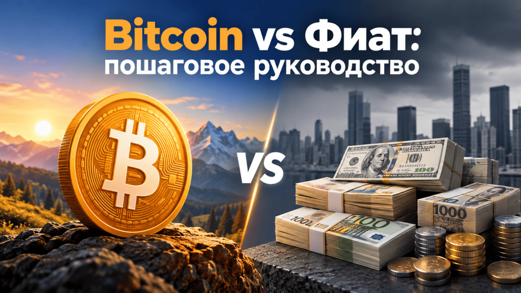 Bitcoin vs фиат — пошаговое руководство